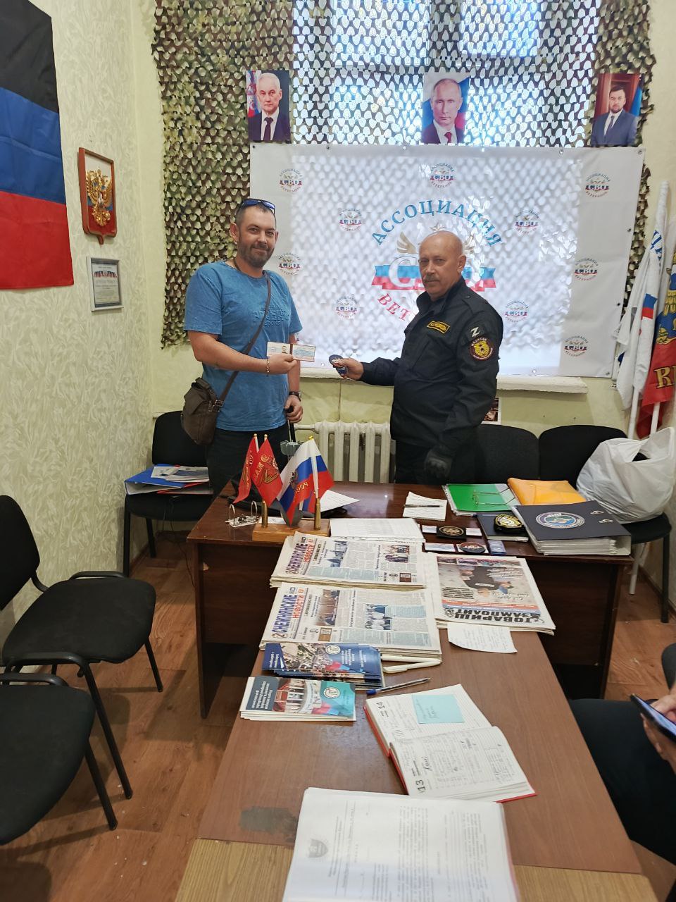 Продолжаем работу по приему в ряды Ассоциации ветеранов СВО