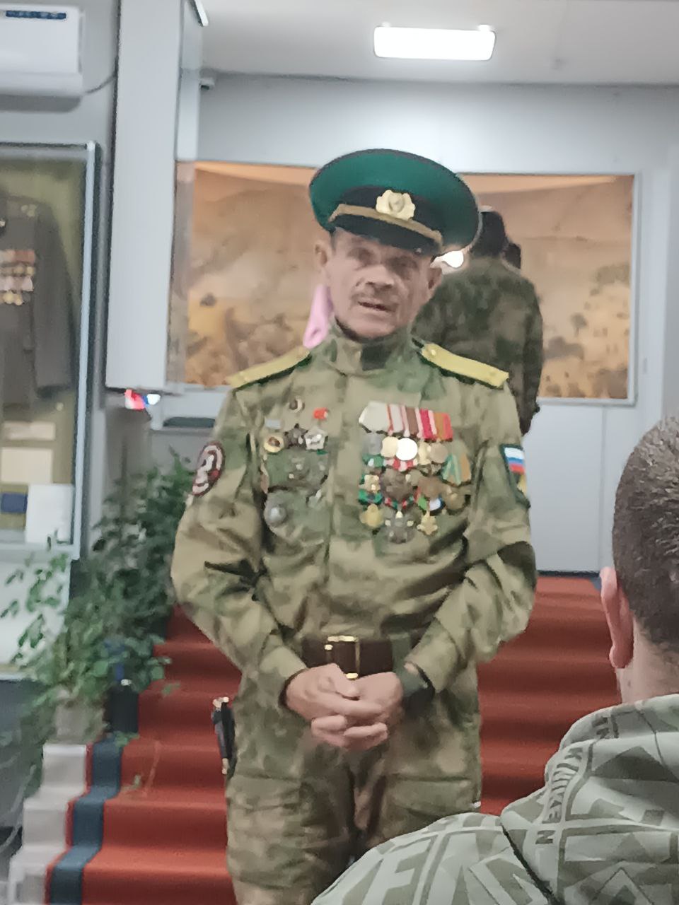 Снежное встреча ветеранов